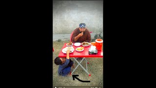garib aur khana 🍕🌮🤲