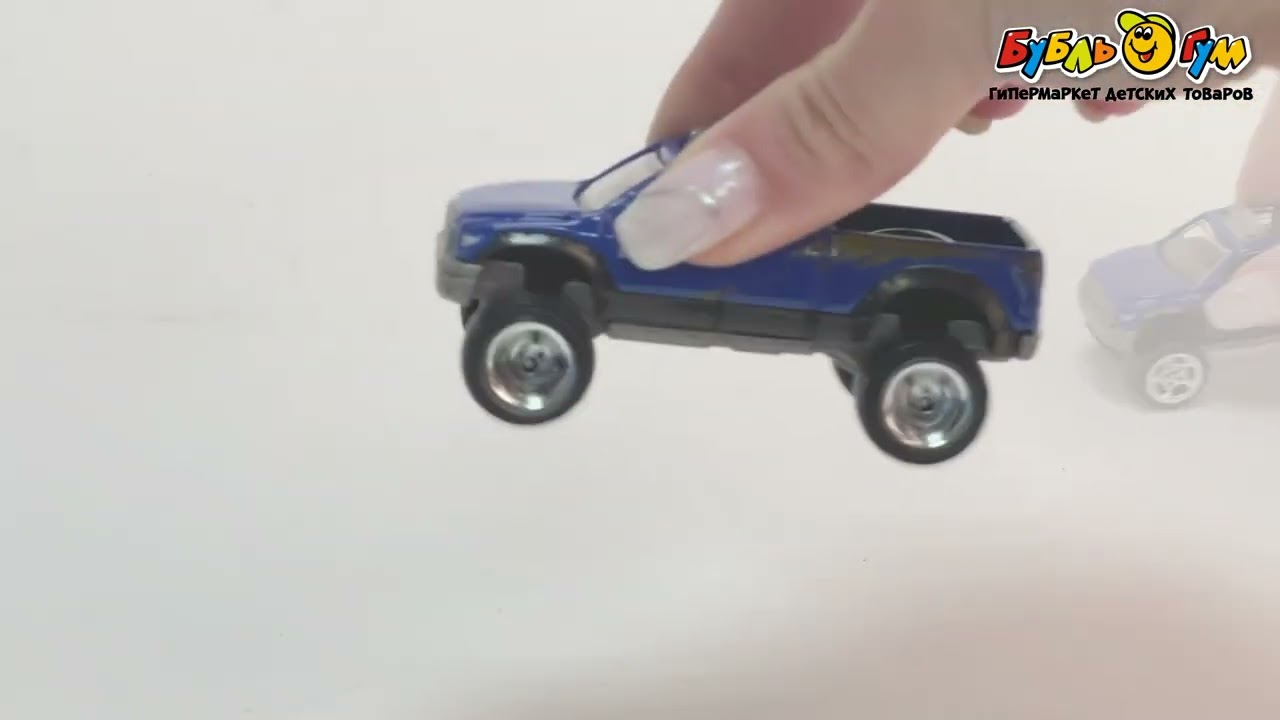 Автомобиль OFF ROAD Джип металлический 1:64 цвета в ассортименте - видео Автомобиль OFF ROAD Джип металлический 1:64 цвета в ассортименте - видео