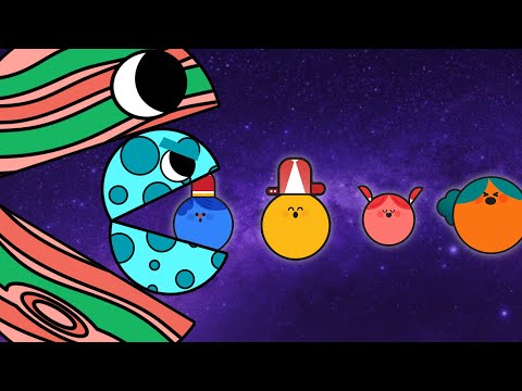 Hungry Planets | Planets Name | Color Changing Planets | Funny Planets | 8 Planets | Solar System