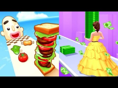 Satisfying Mobile Games - Going Balls, Sandwich Runner, Money Run 3D, Ball Run 2048, Juice Run 3DGFT