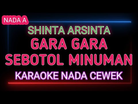 GARA GARA SEBOTOL MINUMAN - KARAOKE NADA CEWEK - SHINTA ARSHINTA