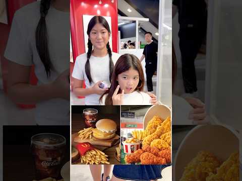 เข้าห้างกินไรดี น้องณิชา 🍔🍟🥗 #เกม #แกล้ง #คนไทยเป็นคนตลก #ตลก #มันส์คือแป้ง