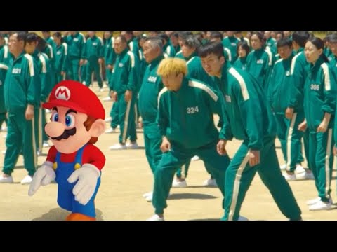 Mario in Squid Game