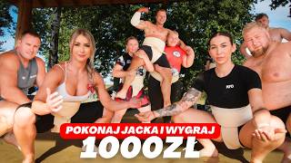 185KG ZAWODNIK SUMO vs EKIPA KFD - Kto wytrzyma minutę WYGRYWA 1000ZŁ! (Tomek się połamał?)