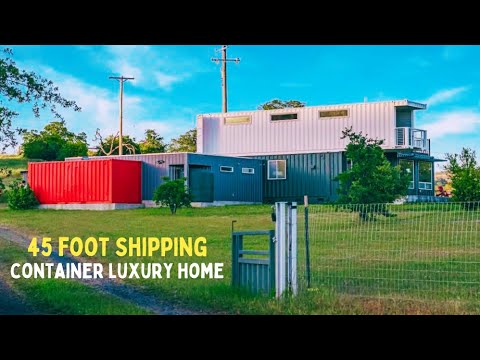 45-FOOT SHIPPING CONTAINER HOME WITH GARAGE + HUGE TERRACE