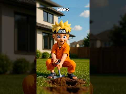 Naruto tenta chegar na China #ia #naruto #toons #anime