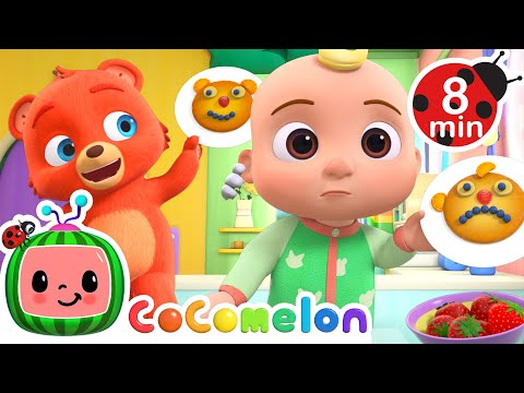 Funny Face Pancakes! 🥞 CoComelon Animal Time | Learn About Animals for Kids