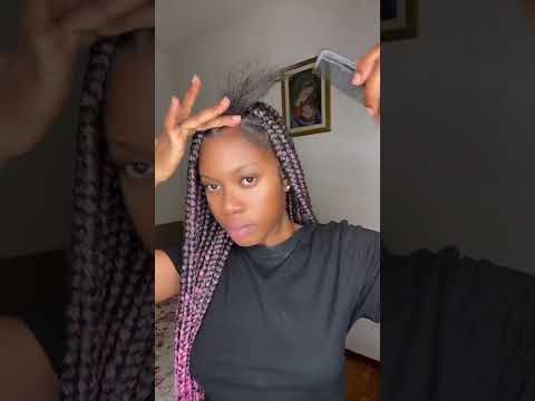 Omg, her braided hair was done in ten minutes | Ft. Wavymy