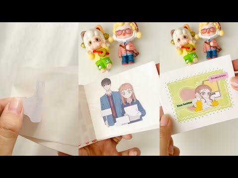 Làm Sổ Trữ Sticker Mini Tái Chế // Happy Hidari