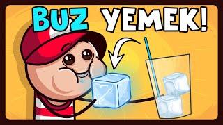 İçecekteki Buzları Yemek (En Komik Animasyonlar)