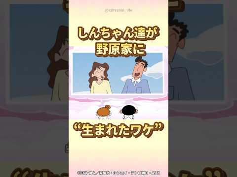 【感動】しんちゃん達が野原家に"生まれたワケ" 『オラたちが決めるゾ』　#クレヨンしんちゃん #野原しんのすけ #感動する話 #野原ひろし #野原みさえ