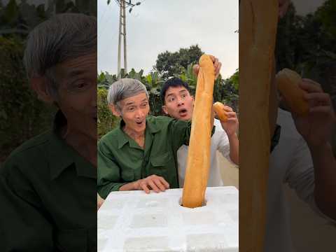 Grandfather's loaf of bread turned out to be the biggest. #howtomakewhitesaucepasta