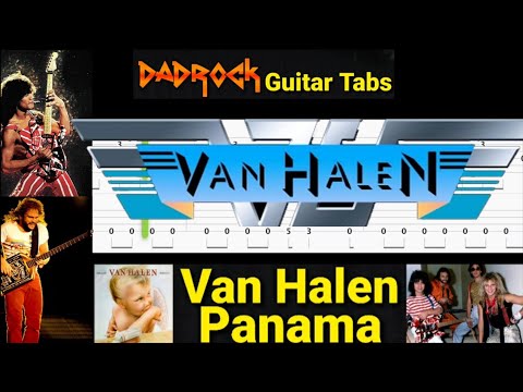 Panama - Van Halen - Guitar + Bass TABS Lesson