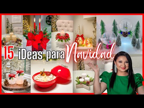 15 iDEAS para NAVIDAD / Decoración Navideña 2024 / Christmas decor ideas