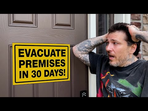 We have to be out of the house by the end of the month!
