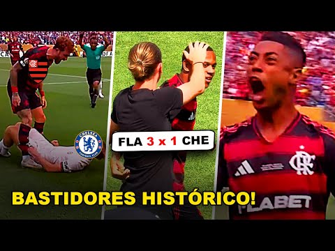 BASTIDORES DA VITÓRIA HISTÓRICA DO FLAMENGO CONTRA O CHELSEA NO MUNDIAL DE CLUBES