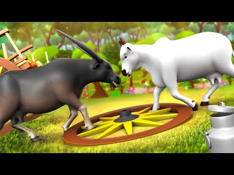 গরু এবং মহিষের বন্ধুত্ব - Cow and Buffalo Friendship | 3D Animated Bangla Moral Stories | JOJO TV