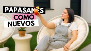 Estos sillones estaban para tirar... ¡mira cómo han quedado! Como restaurar muebles viejos de mimbre