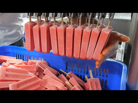 Watermelon Popsicle, Mango Popsicle, Mung Bean Popsicle / 西瓜冰棒, 芒果冰棒, 綠豆冰棒 - Taiwanese Food