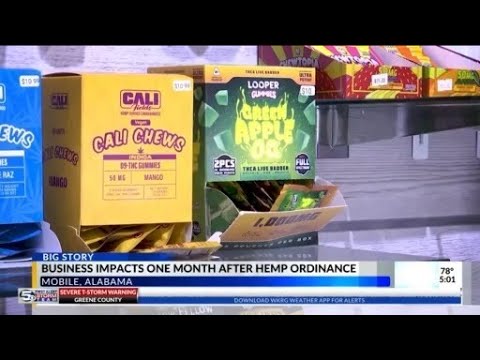 YouTube video thumbnail: Mobile Hemp Businesses Say Sales Are Up a Month After Ordinance