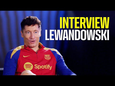 'We are in good form' | INTERVIEW with ROBERT LEWANDOWSKI ⚽9️⃣