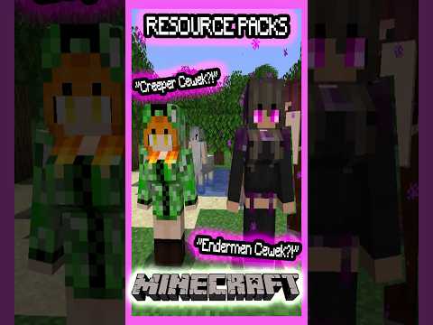Texture Packs (Semua Mob Berubah Menjadi Anime ?!?!?!?)#shorts