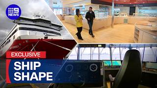 YouTube video thumbnail: Spirit of Tasmania's Newest Ferry Almost Ready to set Sail