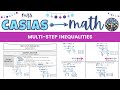 Solving Multi-Step Inequalities in Algebra