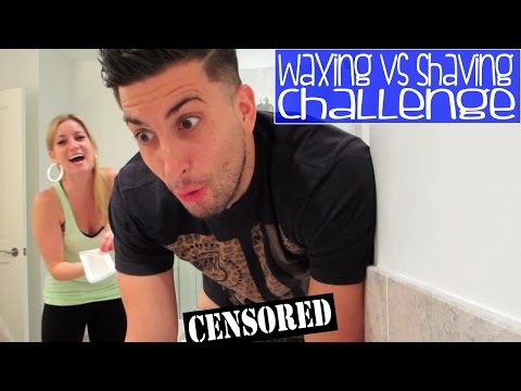 WAXING VS SHAVING CHALLENGE
