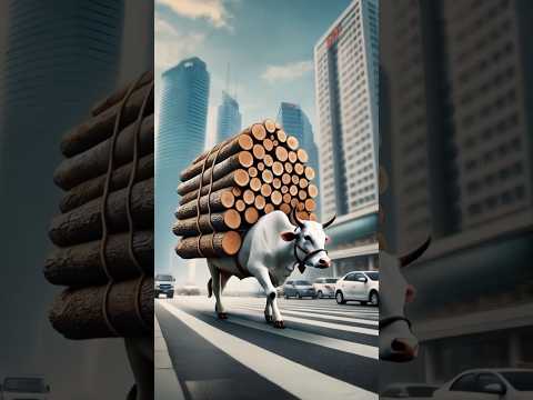 Beautiful story of cow and monkey #shorts #animals #trendingshorts #ytshorts #viral #ai