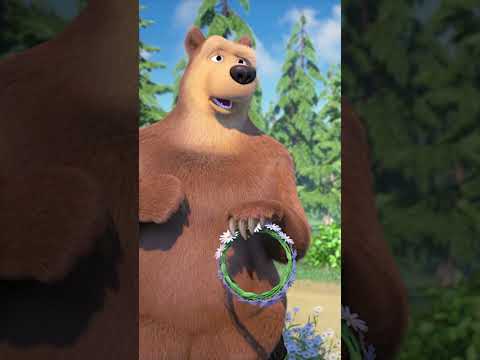 Klara, färdiga, gå! 🏁 #Shorts #mashaochbjörnen #Detstoraskogsloppet #kidsvideo