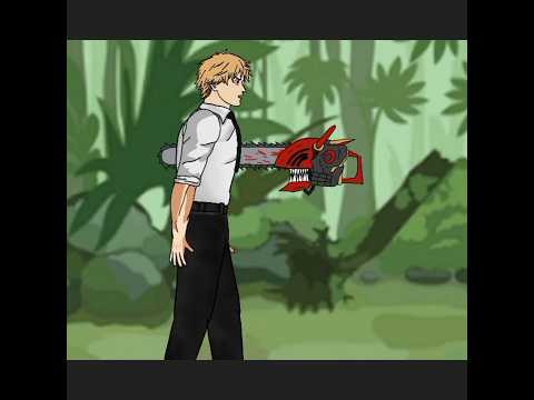 Chainsaw man, pochita vs Black denji #shorts #animation #viral #youtubeshorts