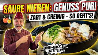 Saure Nieren: Essen nach Omas Art?! Innereien zubereiten & zart kochen! | Herbi's Kitchen Rezepte TV