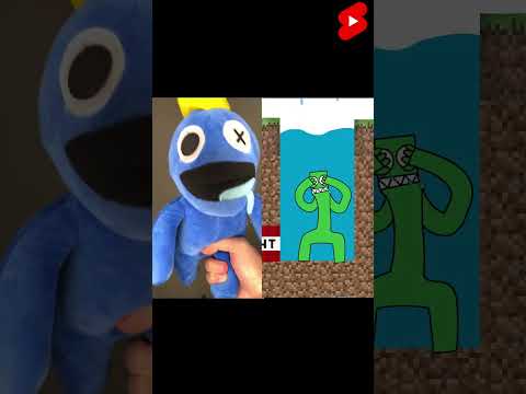 Blue Is NOT HAPPY with HUGGY WUGGY 😭 Rainbow Friends Roblox #shorts #rainbowfriends #huggywuggy