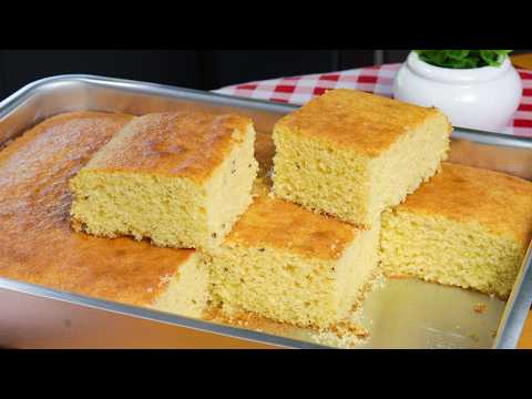 RECEITA DE BOLO DE FUBÁ FOFINHO E SABOROSO! RECEITA ECÔNOMICA E FÁCIL DE FAZER