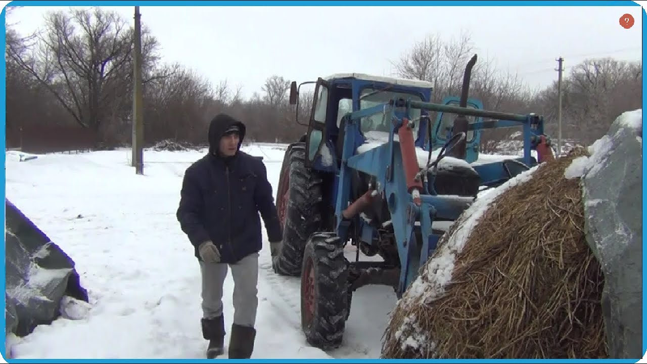 Еле завёл трактор и это было только начало. Жизнь в русской деревне
