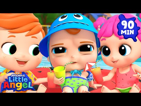 Sing Before You Swim! 🎶🛟 | Fun Sing Along Songs by @LittleAngel Playtime