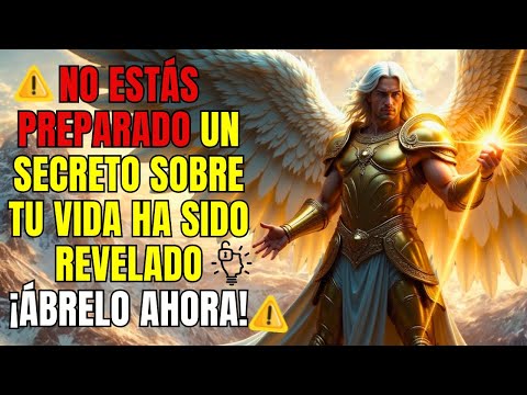 🚨 NO HAGAS CLIC si no estás PREPARADO 😇 El arcángel MIGUEL REVELÓ esto sobre tu VIDA ✨🔮