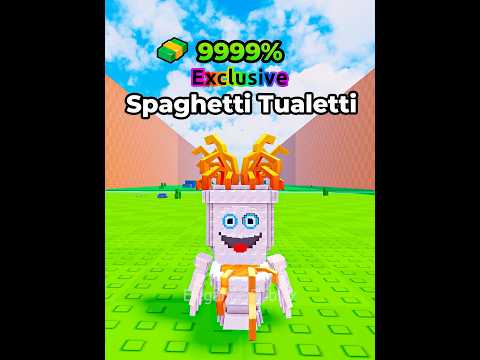 Spaghetti Tualetti 🍝🚽 #roblox
