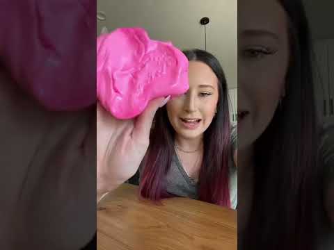 Brb gonna go eat 1000 pink starbursts…💕 #slime #slimeasmr #slimevideo #peachybbies #asmr #shorts