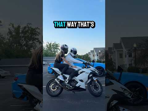 Tips For Being A Backpack On A Motorcycle #ninja400 #motorcycle #sportbike #bike #biketok #beginner