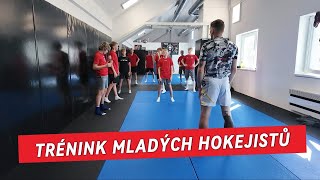 TRÉNINK MLADÝCH HOKEJISTŮ | Škola hrou a bojové sporty mimo led 🏒