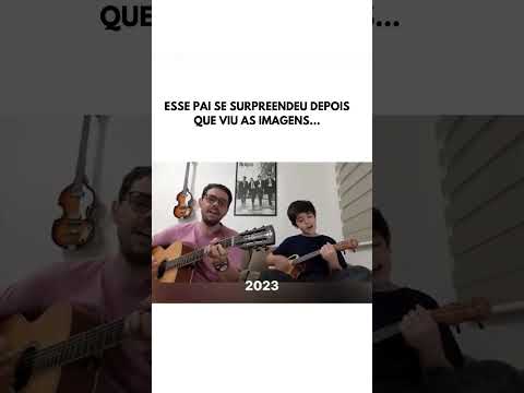 ESSE PAI FICOU SURPRESO COM AS IMAGENS QUE VIU 10 ANOS ATRÁS #shorts