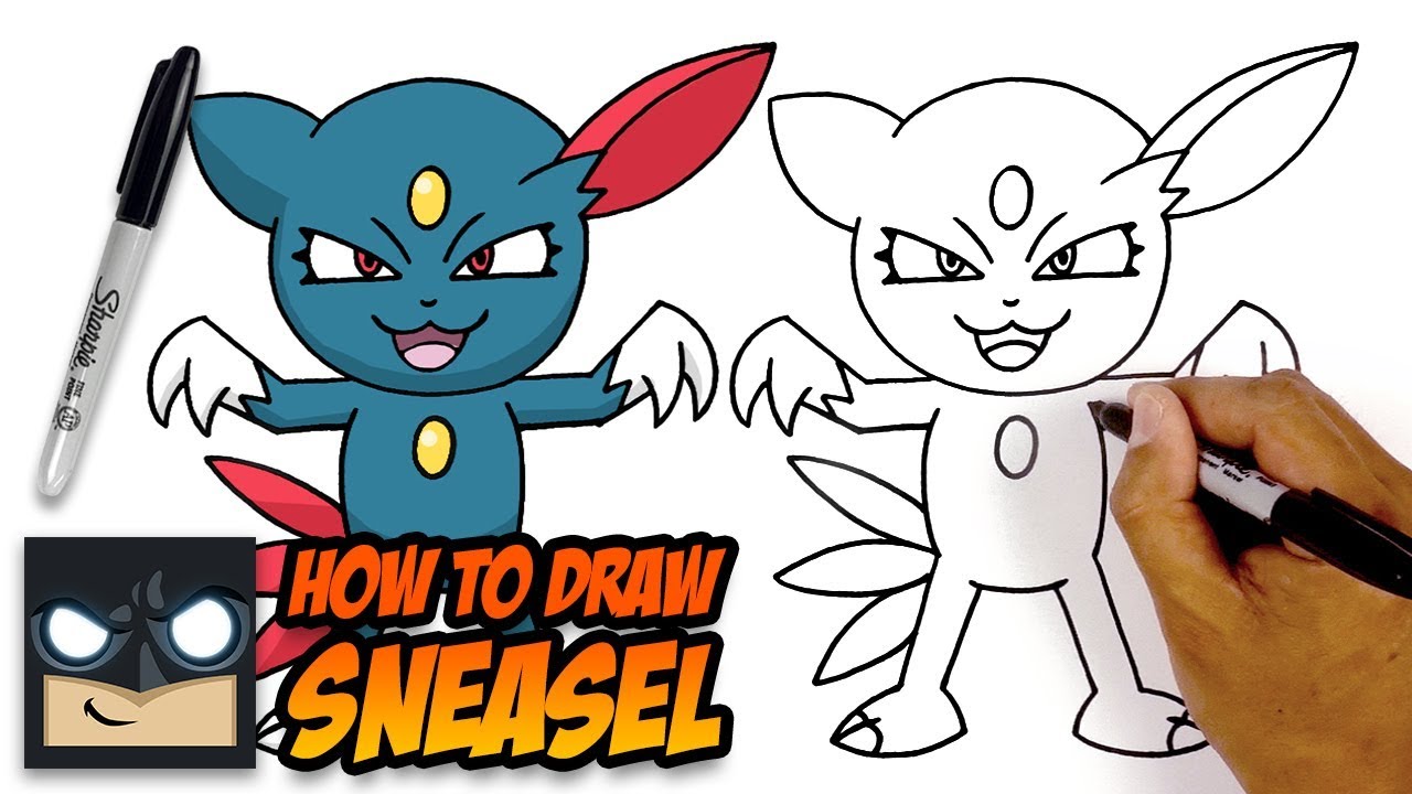 How to Draw Pokemon - Sneasel