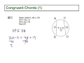 Solving Equations and Circle Properties