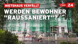 Wasserschäden, Baugerüst und nichts passiert – Bewohner fürchten Entmietung
