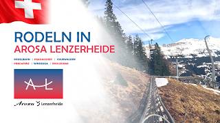Arosa Lenzerheide - Rodelbahn Pradaschier (ganzjährig) - Churwalden