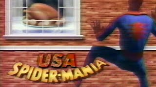 Spider-mania - Thanksgiving 1991 | USA Network Promos | Day 1