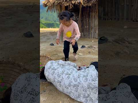 my mother was so tired #camping #funny #sister #singlemother #cute #shorts #youtubeshorts #baby #art