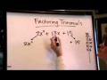 Factoring Trinomials and Polynomial Methods
